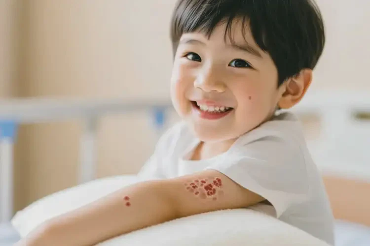 小孩手臂上容易长湿疹能治好吗(图2)