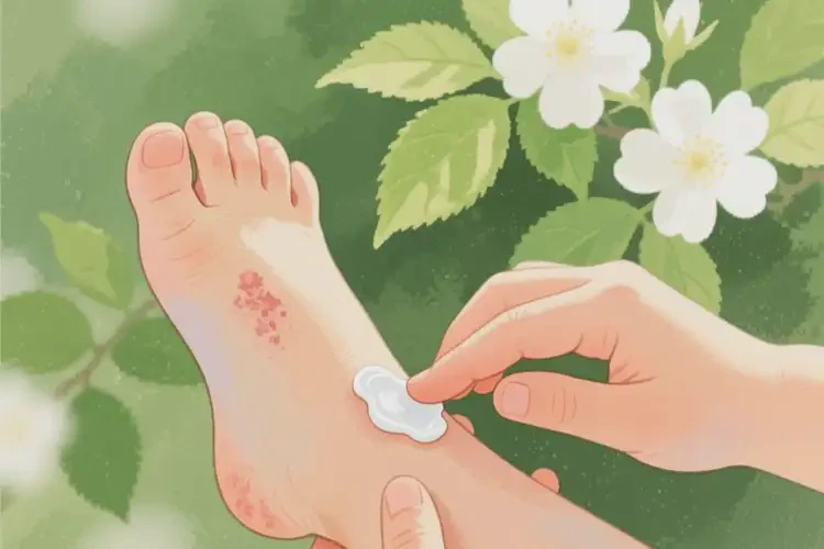 孩子脚上有湿疹能治好吗(图4)