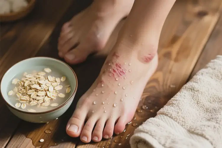 女性脚上容易长湿疹能治好吗(图2)