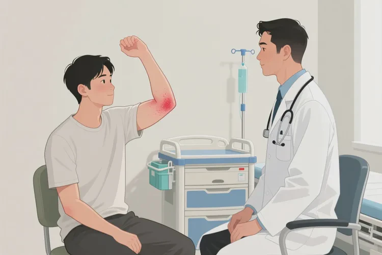 男生身上经常长湿疹可以治愈吗(图4)