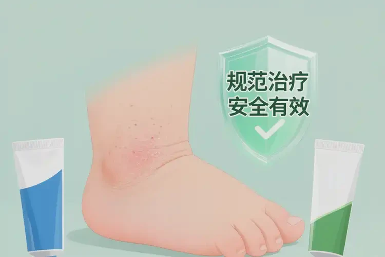 儿童脚上容易长湿疹能治好吗(图3)