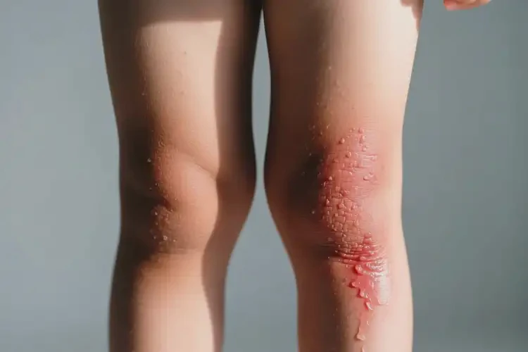 小儿大腿上经常起湿疹能治好吗(图3)