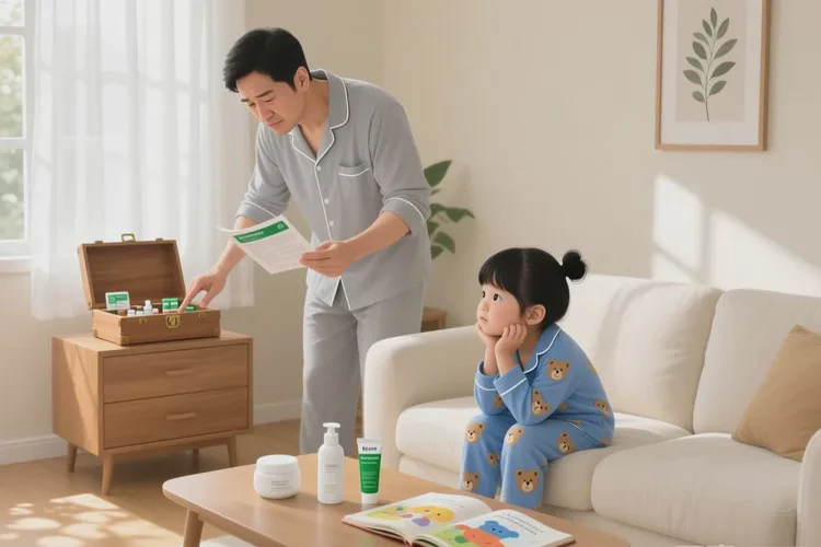 孩子大腿长湿疹可以治愈吗(图3)