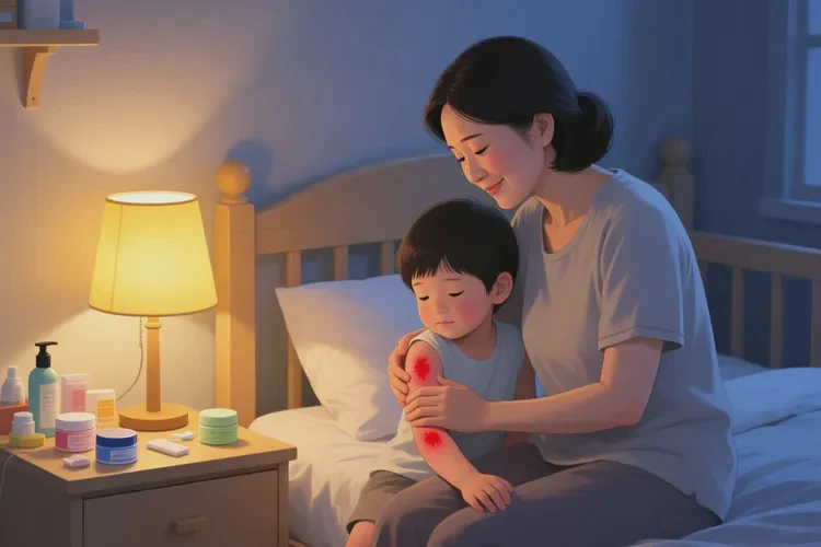 孩子四肢容易长湿疹可以治愈吗(图1)