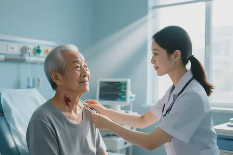 老年人脖子上偶尔起湿疹能治好吗(图2)