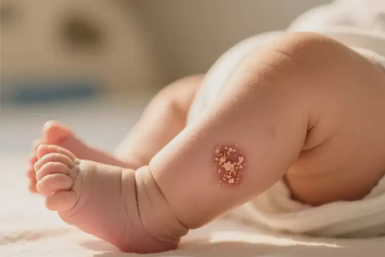 婴幼儿大腿上起湿疹能治好吗(图2)