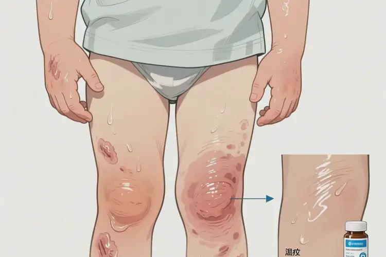 小孩四肢有湿疹能治好吗(图1)