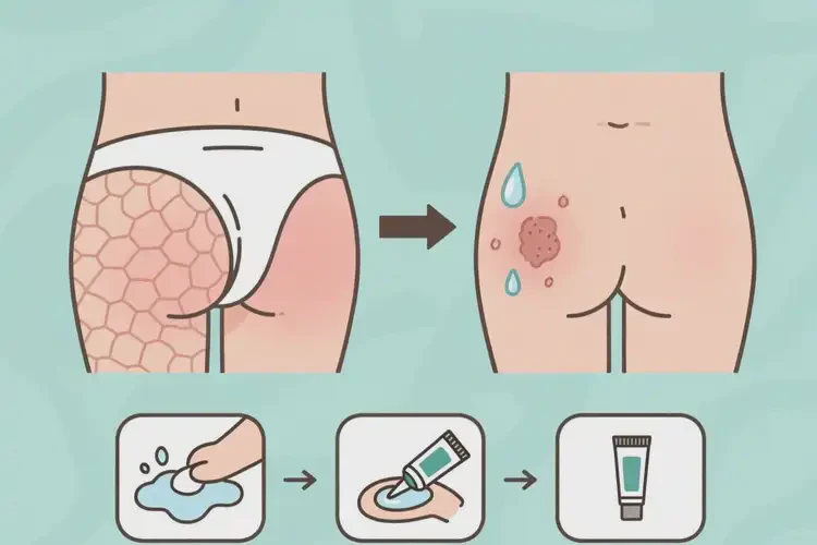 儿童屁股偶尔长湿疹能治好吗(图3)