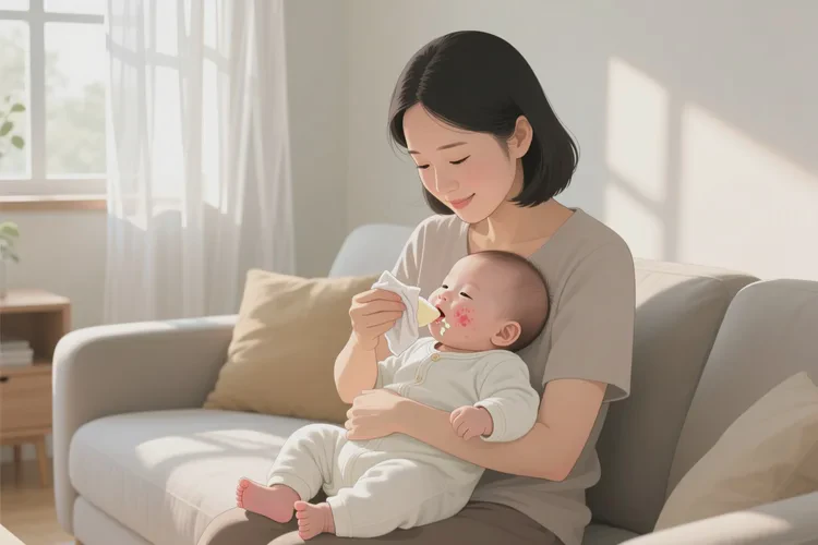 小儿脸上出现湿疹能治愈吗(图1)