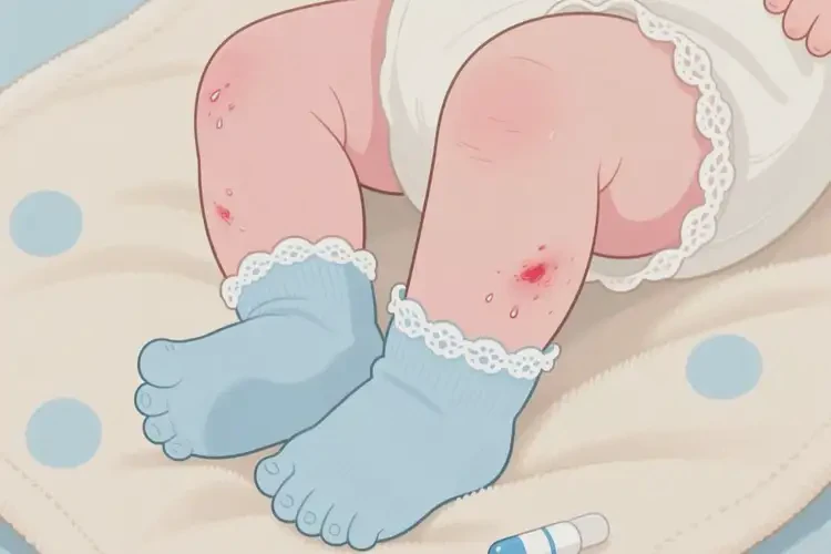 婴儿小腿经常长湿疹能治好吗(图3)