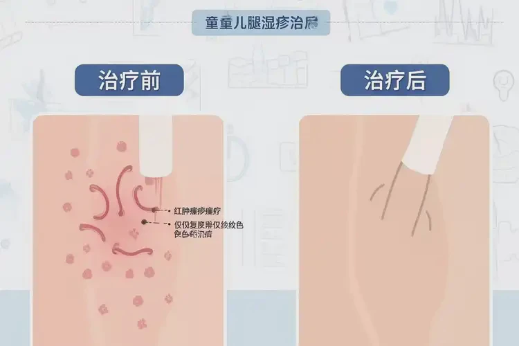 小孩小腿上容易起湿疹能治好吗(图4)