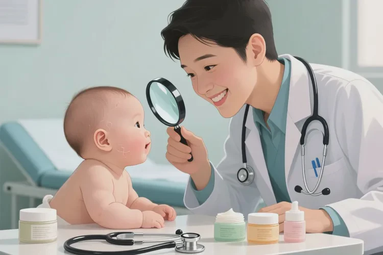 婴儿面部偶尔长湿疹可以治愈吗(图4)