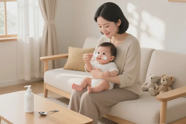 儿童脸上长湿疹可以治愈吗(图1)