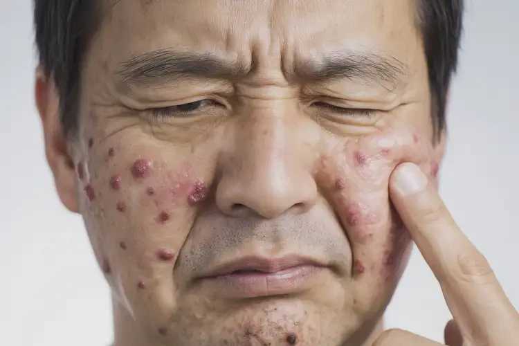 男性面部经常起湿疹能治好吗(图4)