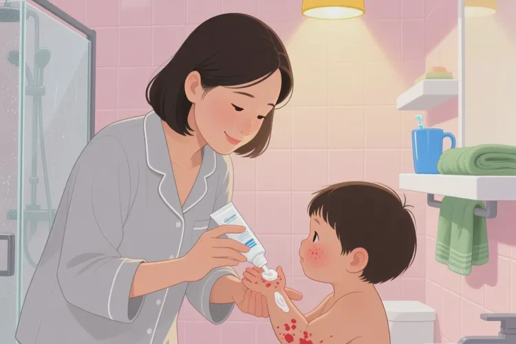 孩子手上容易起湿疹可以治愈吗(图1)