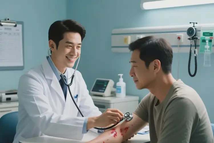 男性手臂上偶尔长湿疹能治好吗(图3)