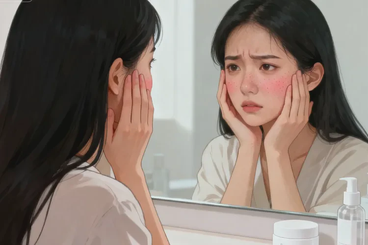 女人脸上容易长湿疹能靠自己自愈吗(图1)