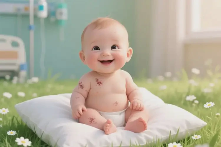 婴儿脖子上有湿疹能治好吗(图3)