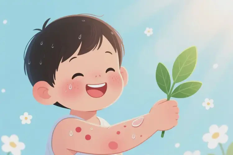 小孩手臂出现湿疹能治好吗(图4)