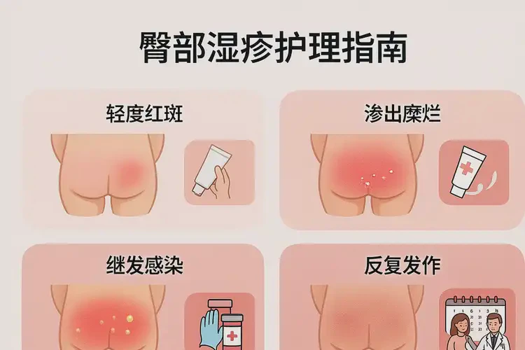 儿童屁股上起湿疹能治好吗(图1)