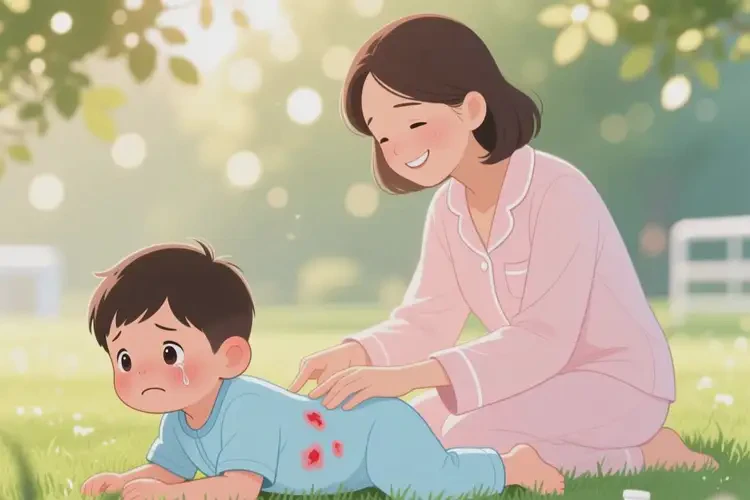 少儿肚子上经常起湿疹能治好吗(图4)