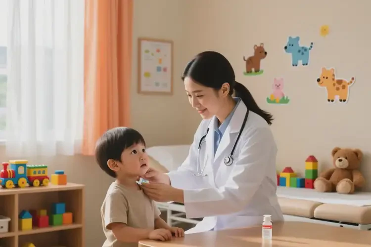 孩子脖子偶尔长湿疹能治好吗(图4)