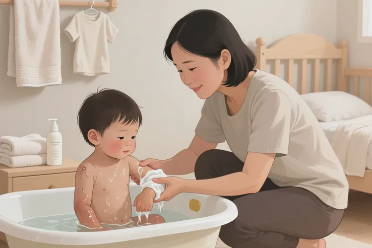 小儿手臂起湿疹能治愈吗(图1)