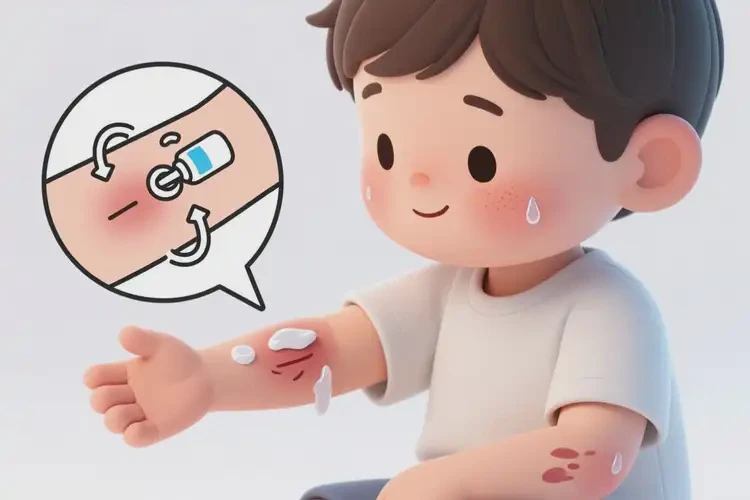 小孩手臂上出湿疹能治好吗(图3)