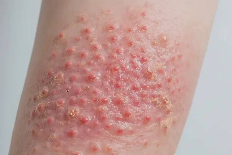 产妇手臂上出湿疹能治好吗(图4)