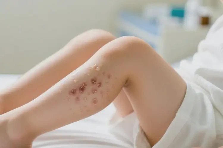 小孩大腿上经常长湿疹能治好吗(图2)