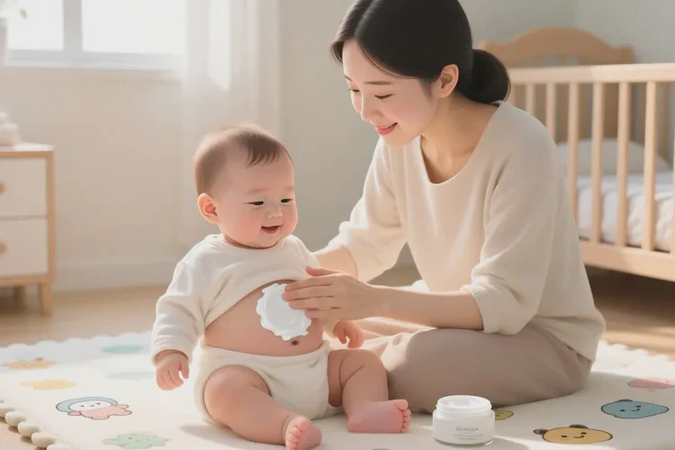 宝宝肚子上容易长湿疹可以治愈吗(图2)