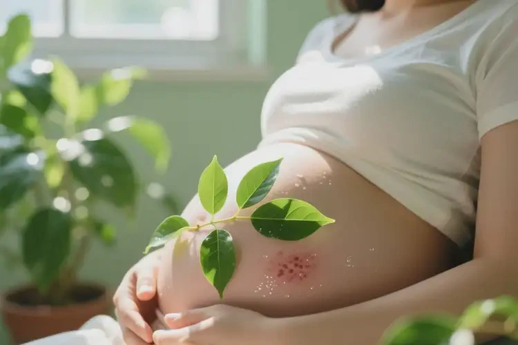 产妇肚子上容易起湿疹能治好吗(图1)