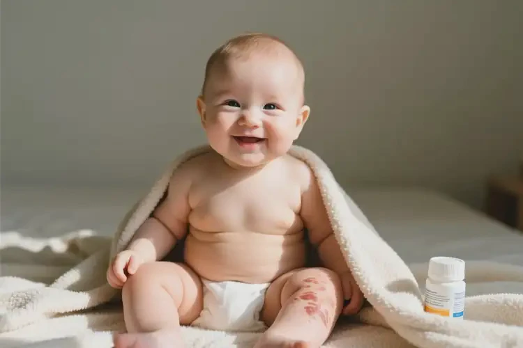 婴儿大腿有湿疹能治好吗(图2)