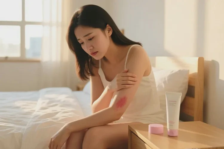 女人手臂容易起湿疹能靠自己自愈吗(图1)