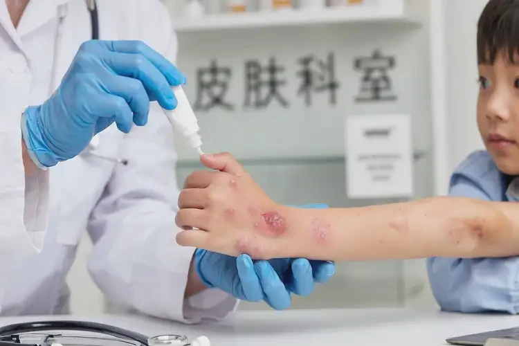 儿童手上出湿疹能治好吗(图3)