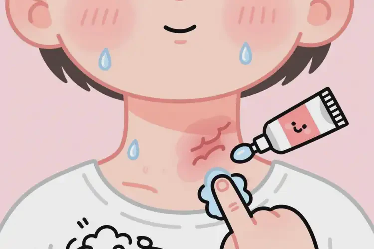 儿童脖子经常起湿疹能治好吗(图2)