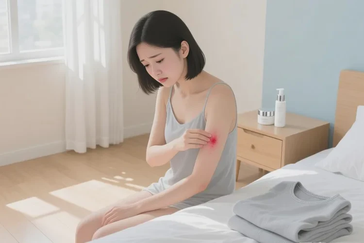 女人手臂上出现湿疹能靠自己自愈吗(图1)