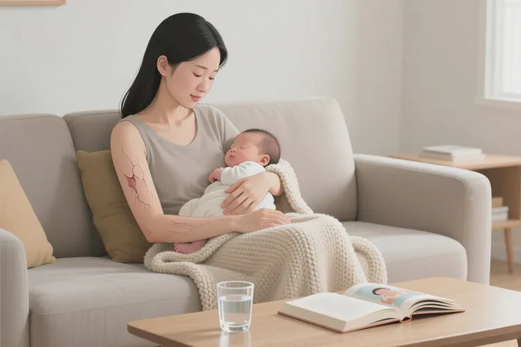 产妇手臂上出现湿疹可以治愈吗(图4)