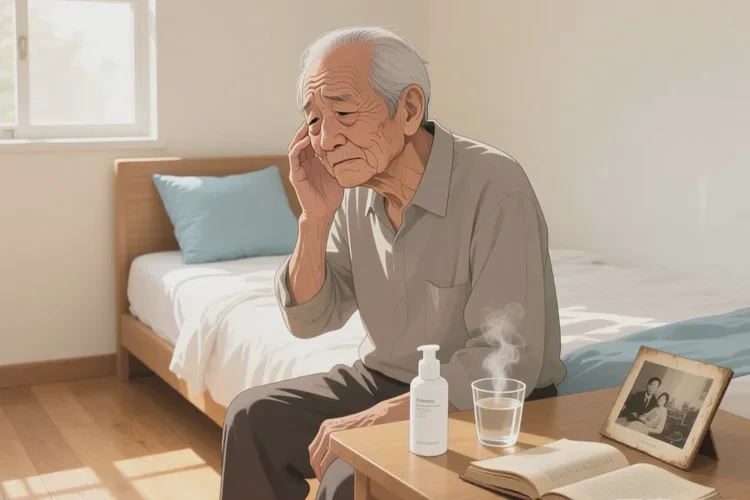 老年人脸上偶尔长湿疹可以治愈吗(图1)