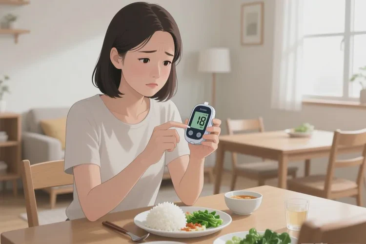 28岁晚餐血糖12.4是怎么回事(图1)