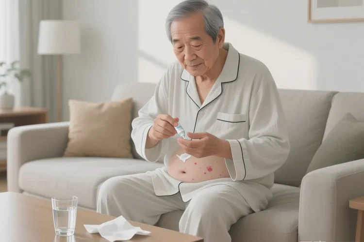 老年人肚子上偶尔长湿疹可以治愈吗(图3)