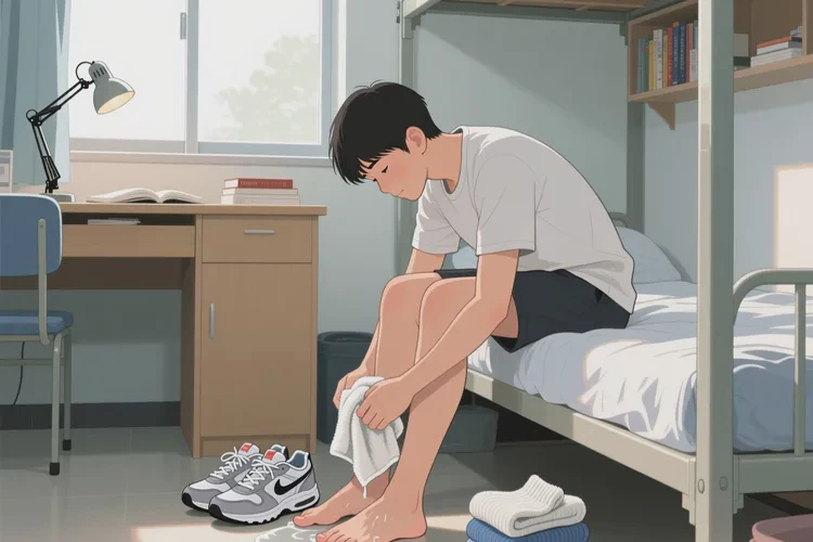 大学生脚上起湿疹能治愈吗(图1)