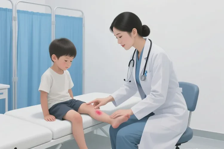 少儿小腿上偶尔长湿疹可以治愈吗(图4)