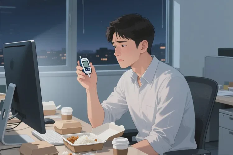 28岁中餐血糖15.7是怎么回事(图1)