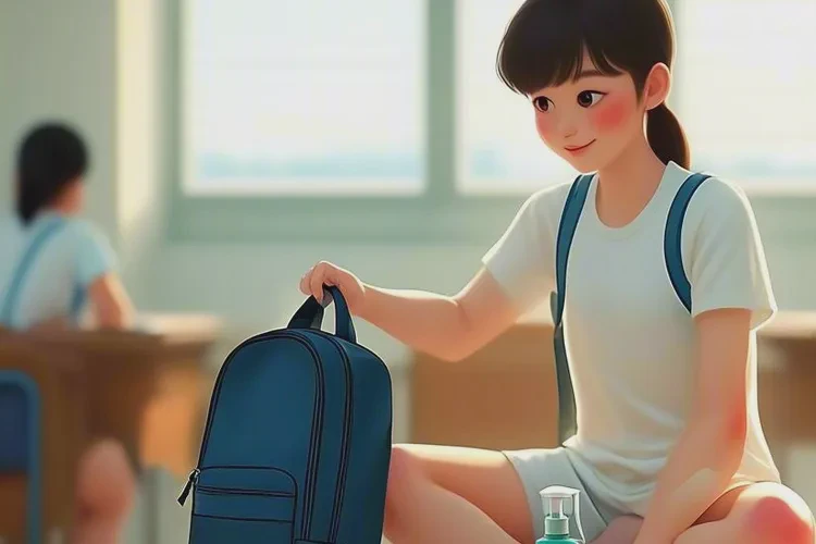 中学生小腿经常长湿疹能治愈吗(图1)