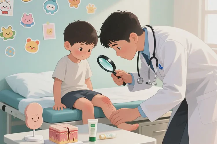 少儿大腿上容易长湿疹可以治愈吗(图4)