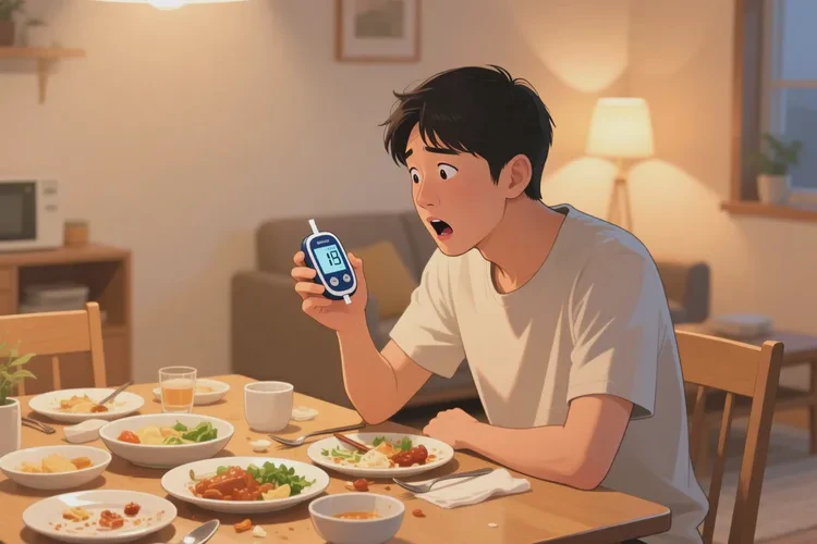 28岁晚餐血糖23.2是怎么回事(图1)