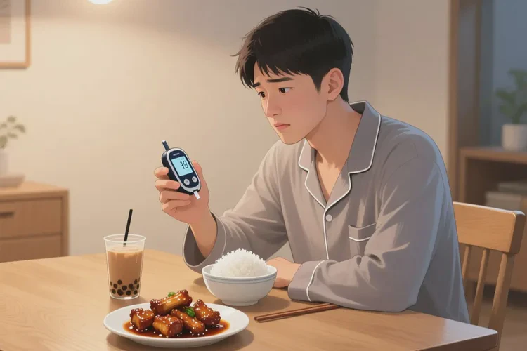 28岁晚餐血糖14点8是怎么回事(图1)