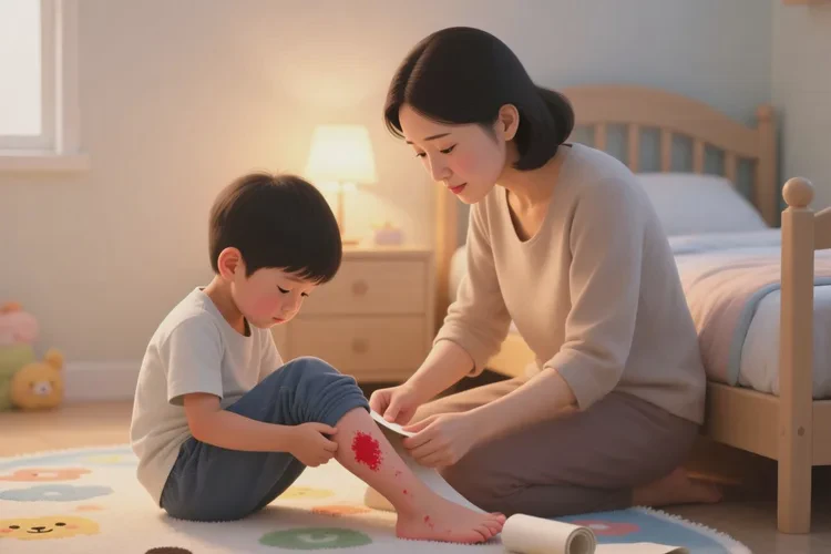 少儿小腿上经常长湿疹可以治愈吗(图1)