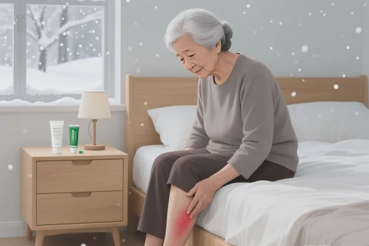 老年人小腿偶尔长湿疹可以治愈吗(图1)